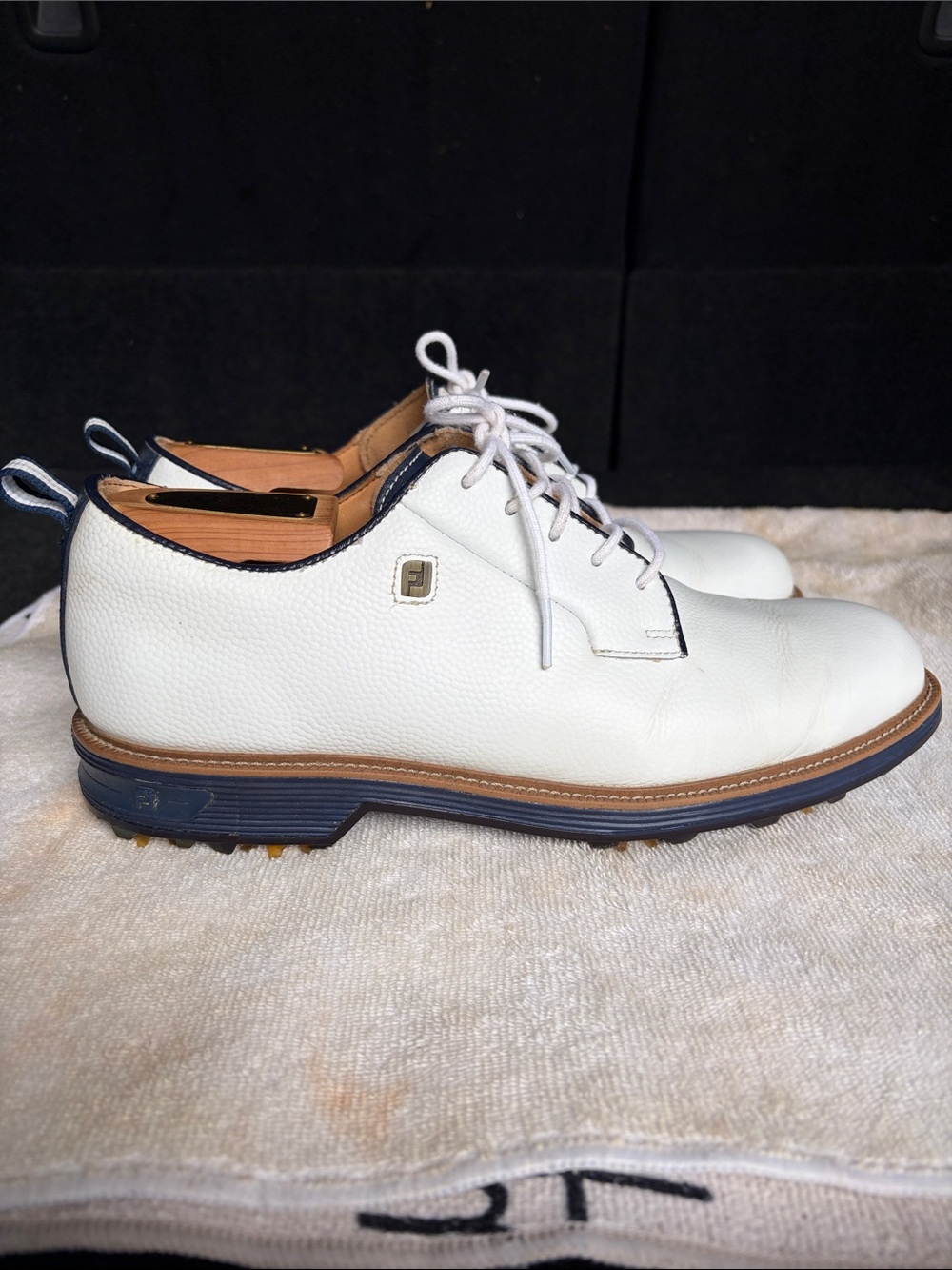 FootJoy Premiere Field White / White / Blue size 8.5